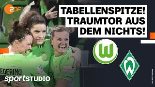 VfL Wolfsburg – Werder Bremen  FrauenBundesliga 10 Spieltag Saison 202324  sportstudio [upl. by Akirrehs7]