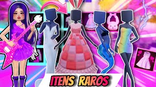 🤩OS ITENS MAIS RAROS DO DRESS TO IMPRESS QUE QUASE NINGUÉM TEM  Roblox Dress To Impress [upl. by Ailegra485]