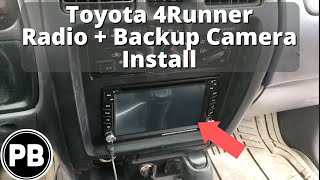 1996  2002 Toyota 4runner Stereo Install and Backup Camera [upl. by Dewayne]