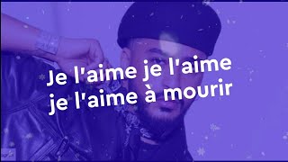 SLIMANE  Je Laime À Mourir Paroles Lyrics Video [upl. by Pengelly20]