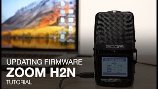 Zoom H2n Updating the Firmware [upl. by Christoforo557]