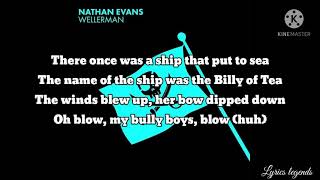 Nathan Evans Wellerman sea shanty  Lyrics [upl. by Refotsirhc]