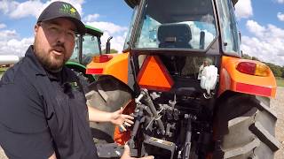 John Deere 5065E VS Kubota M7060  Product Walkaround and Overview [upl. by Enyt]