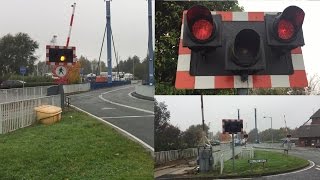 Rare Level Crossing on a Swing Bridge at Preston Docks Lancashire [upl. by Rochester]