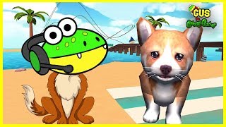 Lets Play Dog Simulator A Day as A Dog with Gus the Gummy Gator [upl. by Freddi]