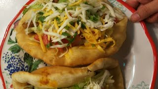 How to make Chalupa Shell Homemade Chalupa recipe [upl. by Asiluj]