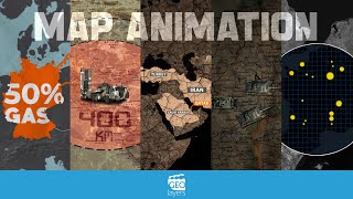 GEOlayers 3 Map animation Explainer video [upl. by Alleuqahs]