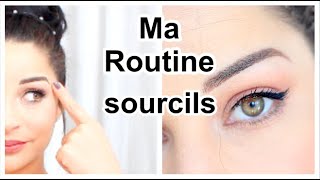 MA ROUTINE SOURCILS tuto [upl. by Volding]