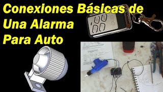 Como Instalar Alarmas Para Automovil  Seguros Eléctricos 1  Activación [upl. by Asiral745]