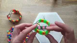 How to Make Perler Bead Bracelets [upl. by Henig]