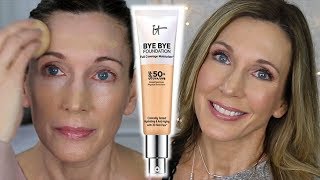 Foundation Friday Over 50  46  IT Cosmetics Bye Bye Foundation [upl. by Rosner]