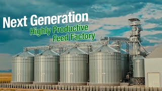 Next Generation Feed Factory  100 TPH Feed Mill  22000 Ton Capacity Silo Plant [upl. by Casie]