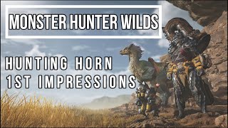 MH Wilds Beta Hunting Horn First Impressions [upl. by Elleirb]