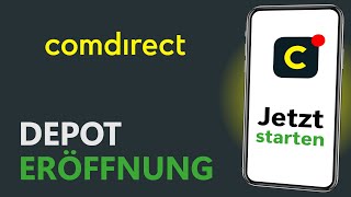 Depot eröffnen  comdirect Tutorial [upl. by Janaya]