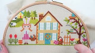 How to Cross Stitch for BEGINNERS [upl. by Suqram]