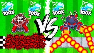 Godboosted Super Mines VS Godboosted AntiBloon BTD 6 [upl. by Aramois]