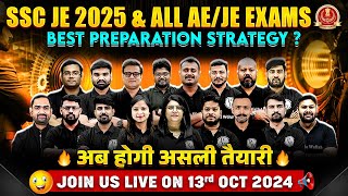 How to Prepare for SSC JE 2025 Exam  SSC JE 2025 Strategy  AEJE 2025 Exams Preparation Strategy [upl. by Lilith]