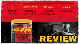 CreaKong de MUTANT Review  Una mezcla de creatinas diferente [upl. by Ahseekat]