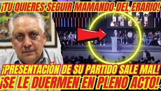 ¡PRESENTACION DE SU PARTIDO SALE MAL ¡QUIERES SEGUIR MMNDO DEL ERARIO [upl. by Xet]