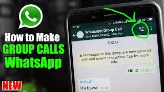 How to Make Group Calls on WhatsApp  WhatsApp Group Calling [upl. by Atilam]