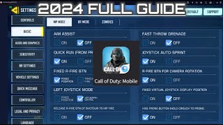 Someshyguys 2024 GameloopCODM FULL Settings Guide [upl. by Arracahs]