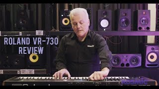 Roland VR730 VCombo Performance Keyboard REVIEW [upl. by Saitam]