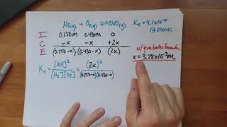 Solving Equilibrium ICE Tables WITHOUT the Quadratic Formula [upl. by Dunham975]