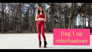 De eerste keer rolschaatsen  wat nu [upl. by Leinadnhoj]