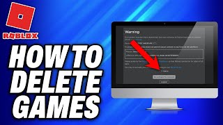 How To Delete ROBLOX Games 2024  Easy Fix [upl. by Sivad]