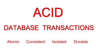 Database Transactions ACID [upl. by Darce]