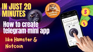 How to build telegram mini app like hamster blum major in just 20 minutes [upl. by Ingelbert]