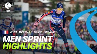 World Cup 2425 ALGB Men Sprint Highlights [upl. by Aimat]