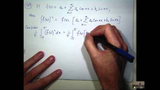 Fourier series amp Parsevals identity [upl. by Draw]