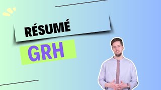 résumé gestion des ressources humaines GRH résumé [upl. by Sophy651]