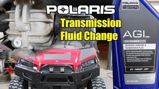 Polaris Ranger 900  Transmission Fluid Change [upl. by Myer]