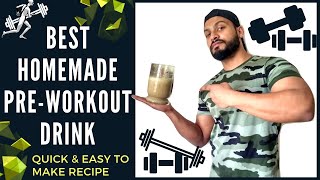 Best Homemade PreWorkout Drink [upl. by Edrahc]