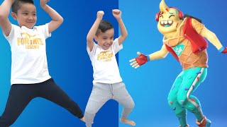 Fortnite Dance Challenge With Calvin Kaison CKN [upl. by Light]