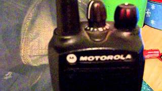 Motorola CP200 and Motorola Minitor V page testing [upl. by Maury]