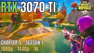 RTX 3070 TI FORTNITE CHAPTER 5  1080p 1440p 4K [upl. by Nannaihr]