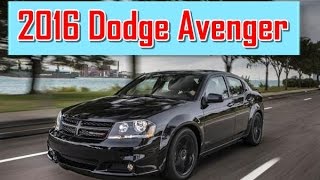 2016 Dodge Avenger Redesign Interior and Exterior [upl. by Eillil]