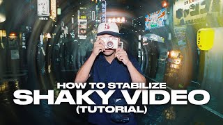 The SECRET to WARP STABILIZER How to Stabilize Video Like a Pro [upl. by Plank]