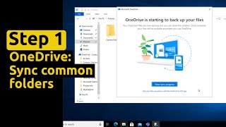 Sync Desktop Documents and Pictures folders to OneDrive [upl. by Eremahs356]