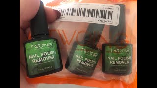 Temu Gel Polish Remover Review [upl. by Elyl305]