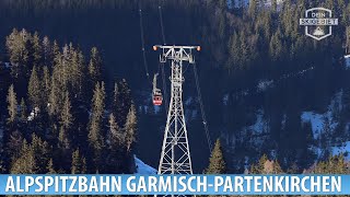 Fahrt mit der Alpspitzbahn in GarmischPartenkirchen [upl. by Nolubez]