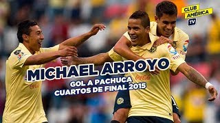 Gol de Michael Arroyo  América 3 Vs 2 Pachuca [upl. by Oeht]