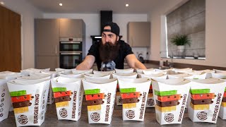 THE 200 BURGER KING CHILLI CHEESE BITE CHALLENGE  BeardMeatsFood [upl. by Natasha]