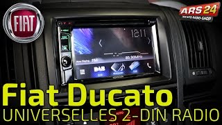 Fiat Ducato 2DIN Autoradio einbauen I Kenwood DDX8016DABS  ARS24 [upl. by Arza]