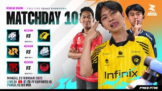 FREE FIRE SQUAD SHOWDOWN I Matchday 10 [upl. by Sellers]