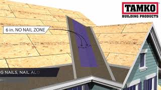 Step 2  Roof Underlayment Installation  TAMKO Heritage Series shingles installation instructions [upl. by Debby]