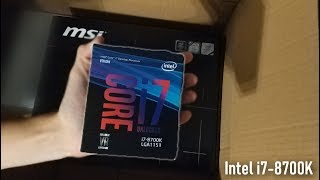 Building a PC from zero Intel i78700K GTX 1060 6GB [upl. by Coy]